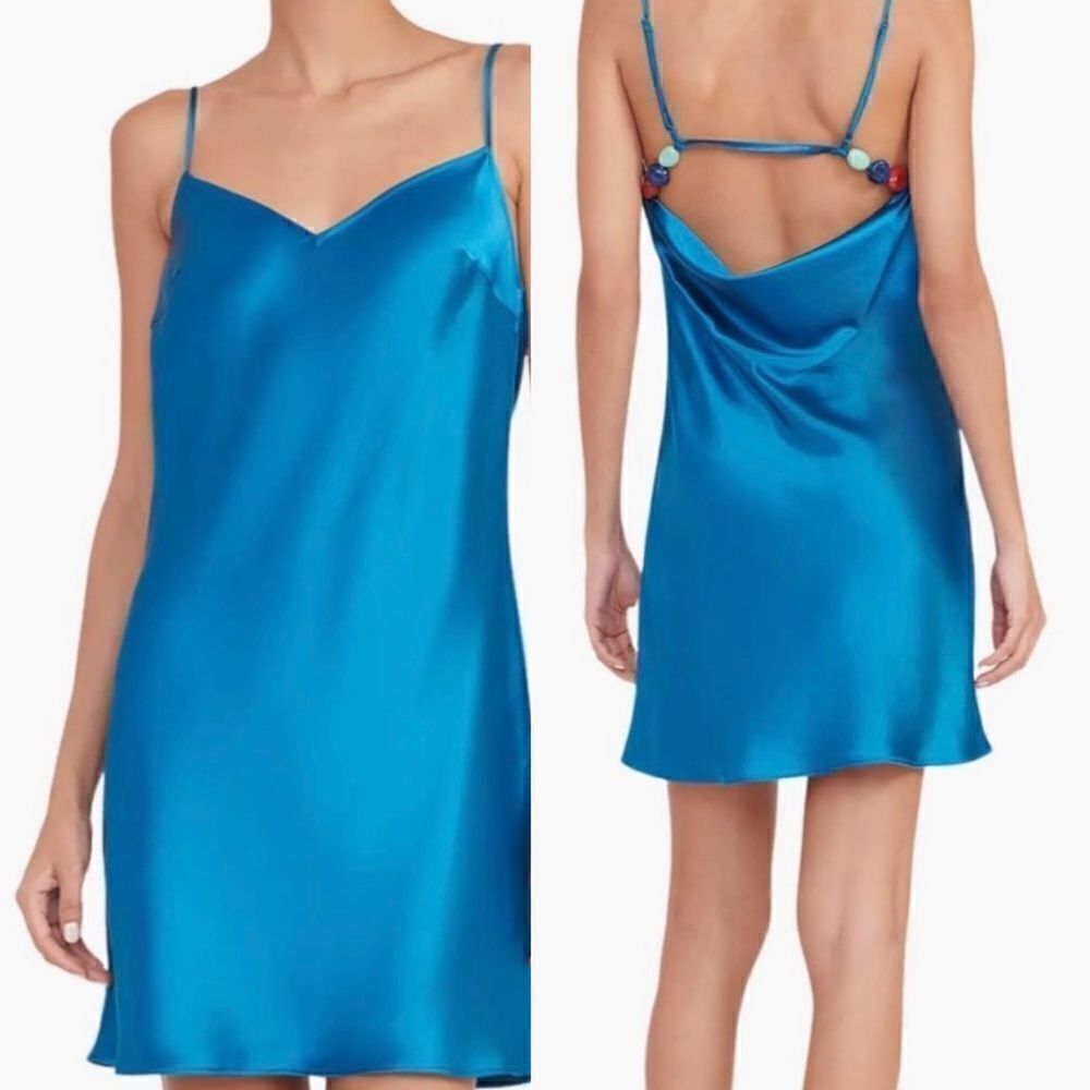 Staud Lydia Mini Slip-dress Medium $295